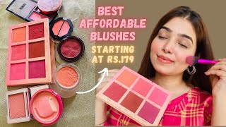 Best Affordable Blushes For Indian Skin Tone Starting At Rs179  Top Blushes In India 2022 [upl. by Corabelle]