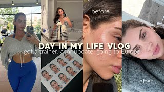 Day In My Life Vlog♡ I finally got a trainer Acne Update Im going to EUROPE and more [upl. by Sekyere590]