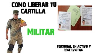 Requisitos y tramite para liberar cartilla para personal activo o en reserva [upl. by Lrub]