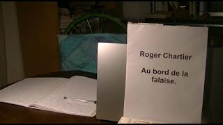 Roger Chartier Au bord de la falaise Lhistoire entre certitudes et inquiétude [upl. by Madalena]