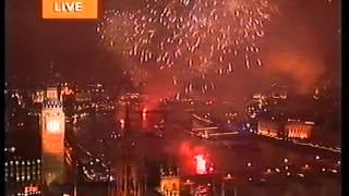 New Year 19992000 Millennium London UK [upl. by Ycnaf]