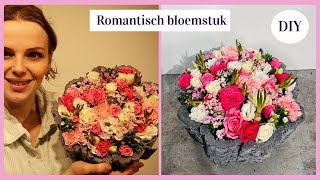 Romantisch bloemstuk 💕🌸  Cursus Bloemschikken 266  Voorjaarsbloemstuk  Carlein Tukkers [upl. by Eivets]