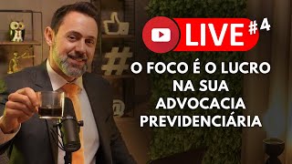 LUCRO NA ADVOCACIA PREVIDENCIÁRIA PERGUNTE NO CHAT QUE EU RESPONDEREI AO VIVO  LivePrevidente 4 [upl. by Luben423]