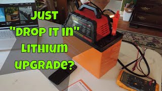 Charging a lithium battery with a lead acid charger lifepo4battery VestwoodsUSA [upl. by Ursulina]