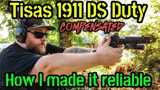 Tisas 1911 DS Duty How I made the Compensator Reliable [upl. by Buine791]