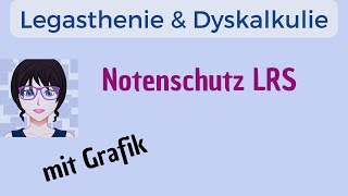 Legasthenie und Dyskalkulie Notenschutz LRS [upl. by Arlina]