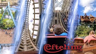 All Roller Coasters at Efteling  4K Onride POV [upl. by Roderigo559]