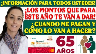 🤑🔴¡MONTOS Y ENTREGAS DE LOS NUEVOS PENSIONADOS DEL BIENESTAR ESTE 2024🤑🔴 [upl. by Day]