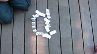 Joshuas Holiday Alphabet Dominoes [upl. by Farrington]