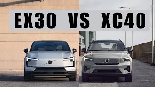 Volvo EX30 vs Volvo XC40 Recharge  WHICH SHOULD YOU CHOOSE [upl. by Meelas390]