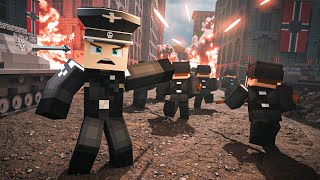 100 Players Simulate WORLD WAR 2 in Minecraft Civilization War [upl. by Annoved]