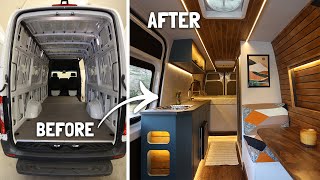 Van Build TIME LAPSE The Perfect Campervan Start to Finish in 30 days [upl. by Holofernes]