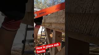 Using Straight Edge to Set Sub Fascia Online Shed Kit [upl. by Rheinlander]