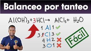 Balanceo de Ecuaciones químicas por Tanteo  Fácil de entender [upl. by Eseerehc]