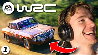 A WHOLE RALLY ON ONE SET OF TYRES  EA Sports WRC Career Mode 1 [upl. by Anaoj139]