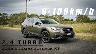 2023 Subaru Outback XT 24 turbo 0100kmh [upl. by Peregrine]