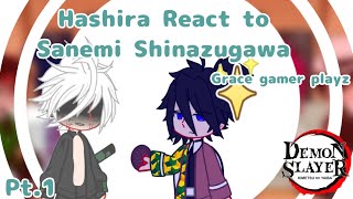 Hashira React To Sanemi Shinazugawa  Grace gamer playz  Demon Slayer [upl. by Agarhs]