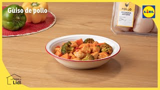 Guiso de pollo 🍗  Recetas con pollo  Lidl Espana [upl. by Nhguavad]