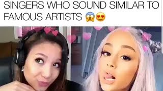 Singers Who Sound Similar To Famous Artists [upl. by Geoff826]