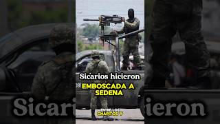 SICARIOS EMBOSCARON A MILITARES AL SUR DE CULIACÁN shorts mexico narcos culiacan [upl. by Olbap]