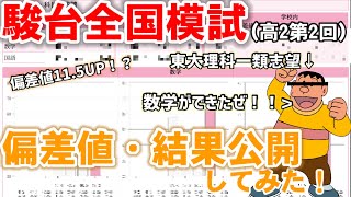 【模試結果】ジャイアンが高2駿台全国模試第2回の偏差値・結果を公開してみた！！【東大理科一類志望】《勉強声真似》 [upl. by Jobie643]