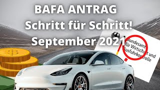 Neu BAFAAntrag für das Tesla Model 3 für den Umweltbonus SEPTEMBER 2021 [upl. by Persse]