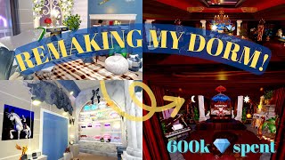 Remaking my dorm 600k diamonds spent💎 [upl. by Stier922]