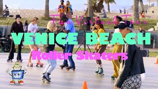 4K Exploring Venice Beach 2022  Roller Skating Dancers Los Angeles CAI Phone13 ベニスビーチ ローラースケート [upl. by Wolfson270]