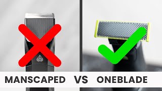 Manscaped vs Philips OneBlade  Which Is Better [upl. by Dranel458]