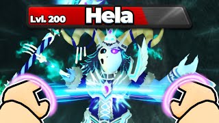 How To BEAT HELA SOLO Tier 5 Boss Raid In Dungeon Quest [upl. by Harrod597]