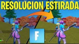 Como poner la resolución estirada en fortnite 2023 Resolución STRETCHED Fortnite [upl. by Asyar666]