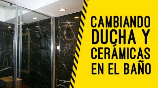 Cómo cambiar ducha y cerámicas de un baño [upl. by Erlond]