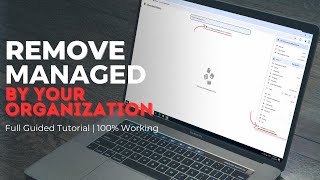 How to Remove Managed by your Organization In Chrome amp Windows [upl. by Meakem]
