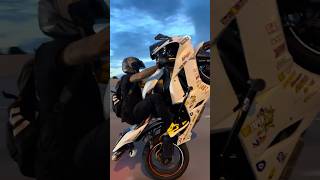 Stock KAWASAKI ZX6R Wheelie [upl. by Einnaf263]