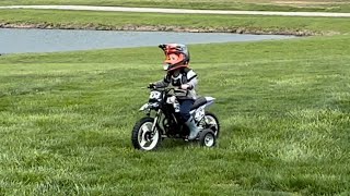 Bennett Gets a Dirt Bike “Cool Tricks” [upl. by Airdnaz]