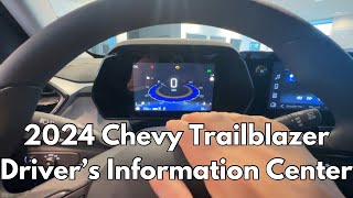 2024 CHEVY TRAILBLAZER DRIVERS INFORMATION CENTER amp INFOTAINMENT  TUTORIAL amp REFERENCE GUIDE [upl. by Anadroj449]