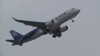 LAN Chile A320 Sharklets go around CCBFK and CCBFL [upl. by Aneladdam]