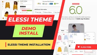 Elessi Theme Demo Install  Elessi WooCommerce AJAX WordPress Theme Demo Setup  Real GPL [upl. by Aihselat]