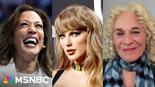 Her platform is huge Carole King reacts to Taylor Swifts Harris endorsement [upl. by Elstan961]