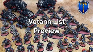 Votann Return Votann List Preview [upl. by Akinna]