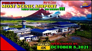 Bicol International Airport is now ready to serve Operational by October 8 2021 [upl. by Jedthus]