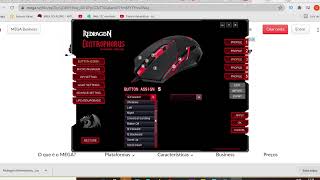 Configurando Mouse Gamer Redragon no software Centrophorus [upl. by Oikim773]