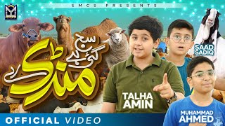 Talha Amin  Saj Gae Hai Mandi Re  Beautiful Video  Bakra Eid Song 2024  EMCS [upl. by Annoj929]