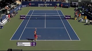 Sabine Lisicki Sets WTA Record Fastest Serve  131mph [upl. by Blackington34]