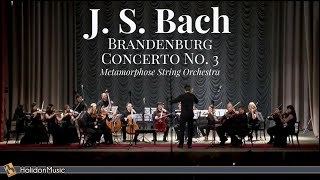 Bach  Brandenburg Concerto No 3 I Allegro Live Metamorphose String Orchestra [upl. by Aevin942]