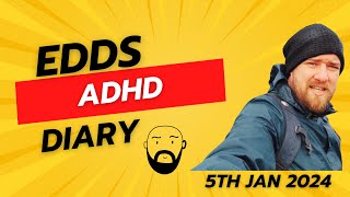 ADHD vs EXERCISE  Mountain hiking in Wales  Edds Adhd Diary 5th January 2024 [upl. by Venezia]