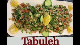 Tabulehrezept 100 Original Kuskus Couscous Salat und auch noch der gesündeste Salat تبولة [upl. by Donal]