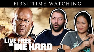 Live Free or Die Hard 2007 First Time Watching  MOVIE REACTION [upl. by Asined]