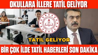 OKULLAR BİR ÇOK İLDE TATİL EDİLEBİLİR Ne zaman açıklanacak Okullar tatil edilecek mi [upl. by Gairc]