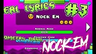 Nock Em Lyrics Video Geometry Dash [upl. by Janaya705]